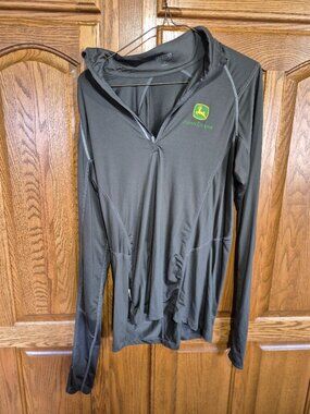 Women’s John Deere OGIO Endurance Quarter‑Zip – Gray – Size L